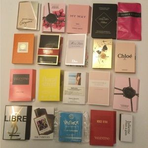 20 DESIGNER FRAGRANCE SPRAY SAMPLERS & CARRY BAG